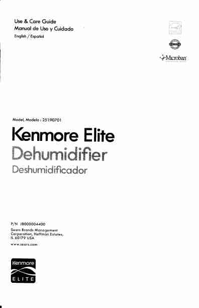 Kenmore Dehumidifier 251_907Q1-page_pdf
